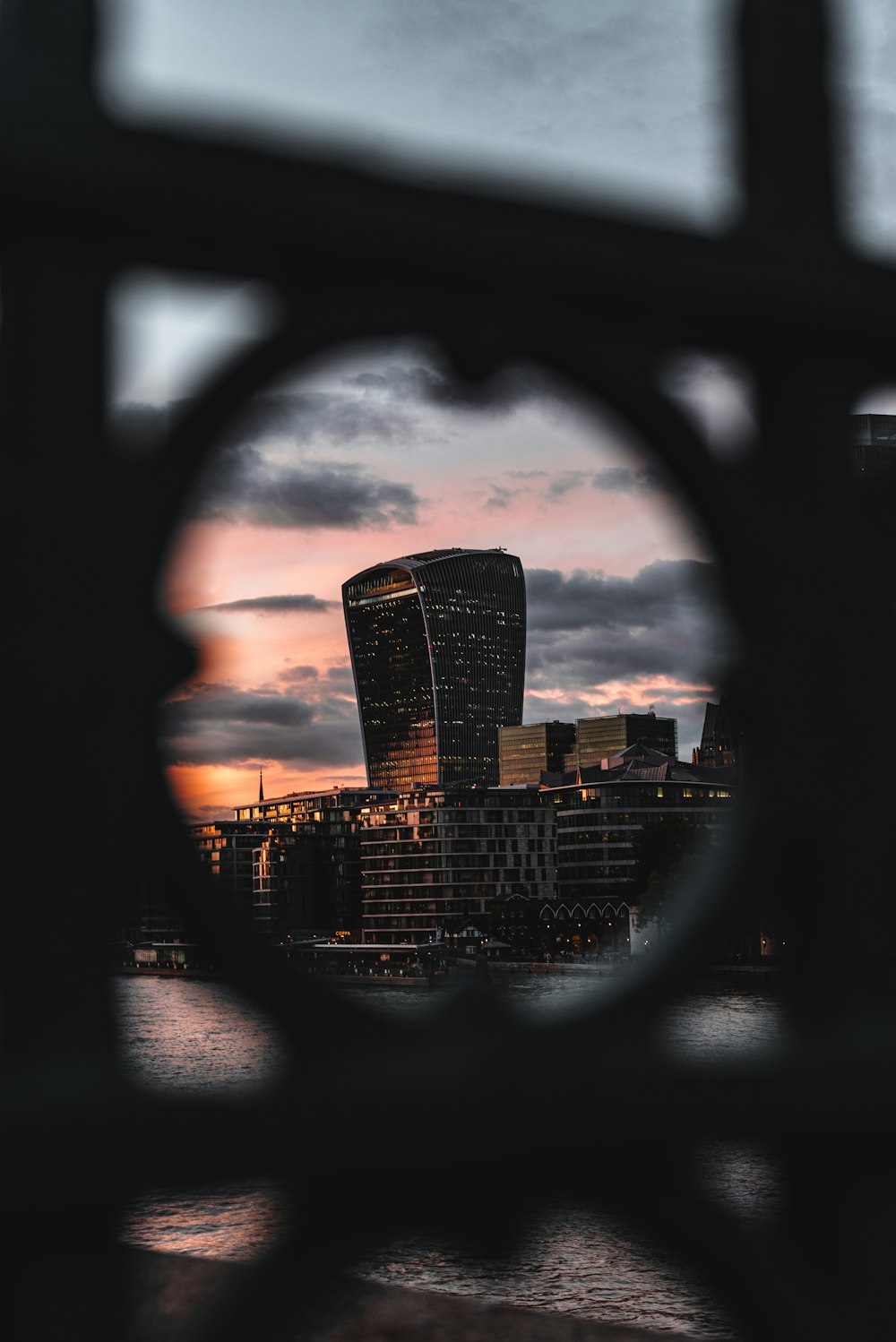 a view of a city from across a body of water