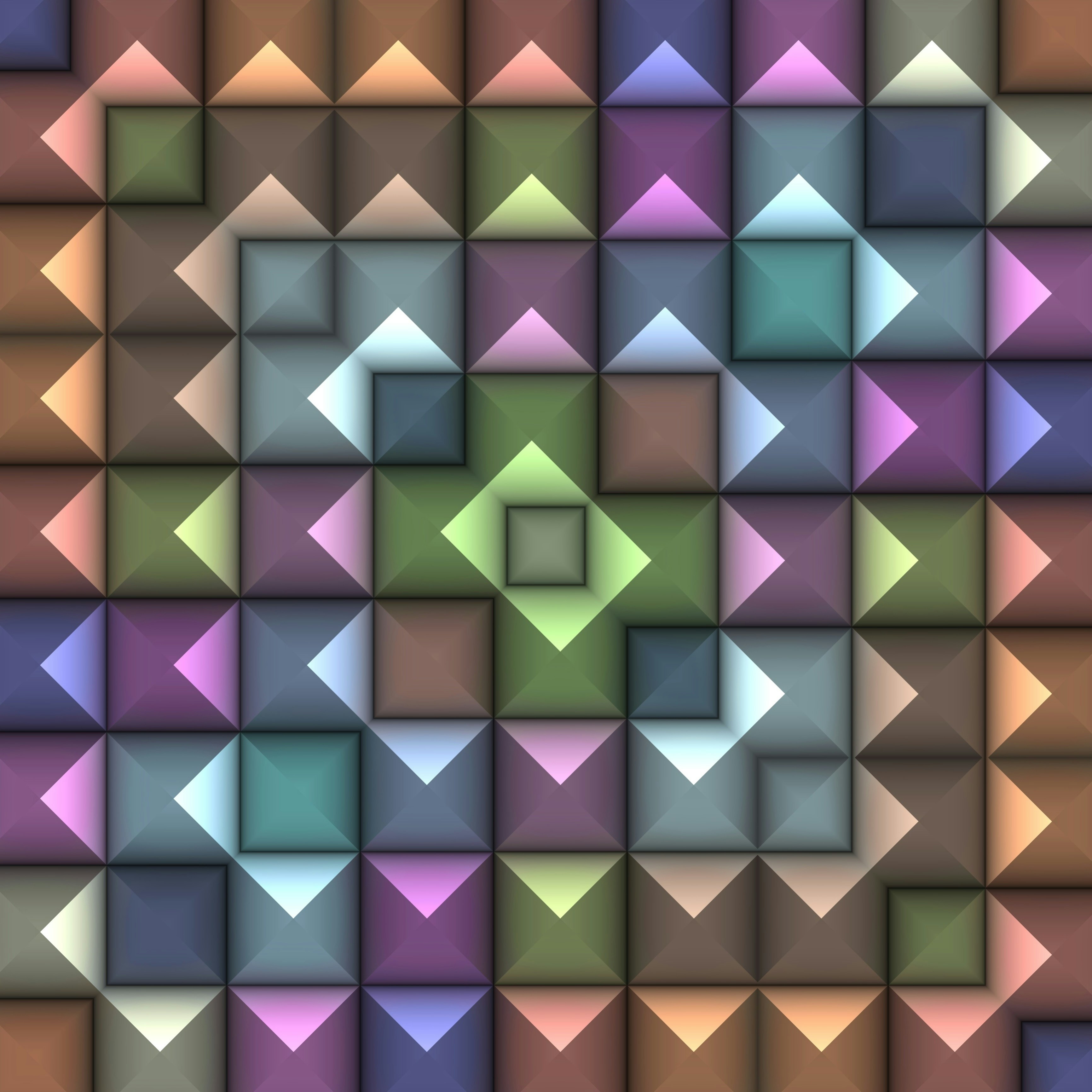 uno sfondo astratto colorato con quadrati e rettangoli