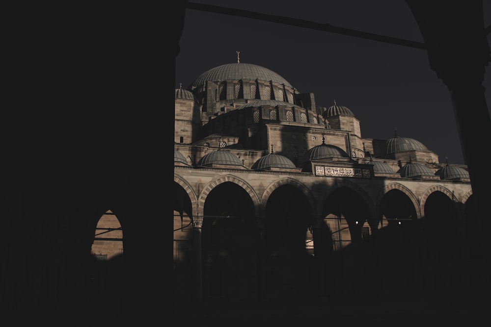 a large building with a dome on top of it