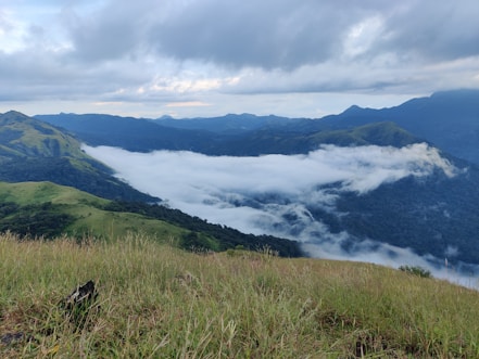 A captivating view of the lush valleys and mountains of Kashmir.
