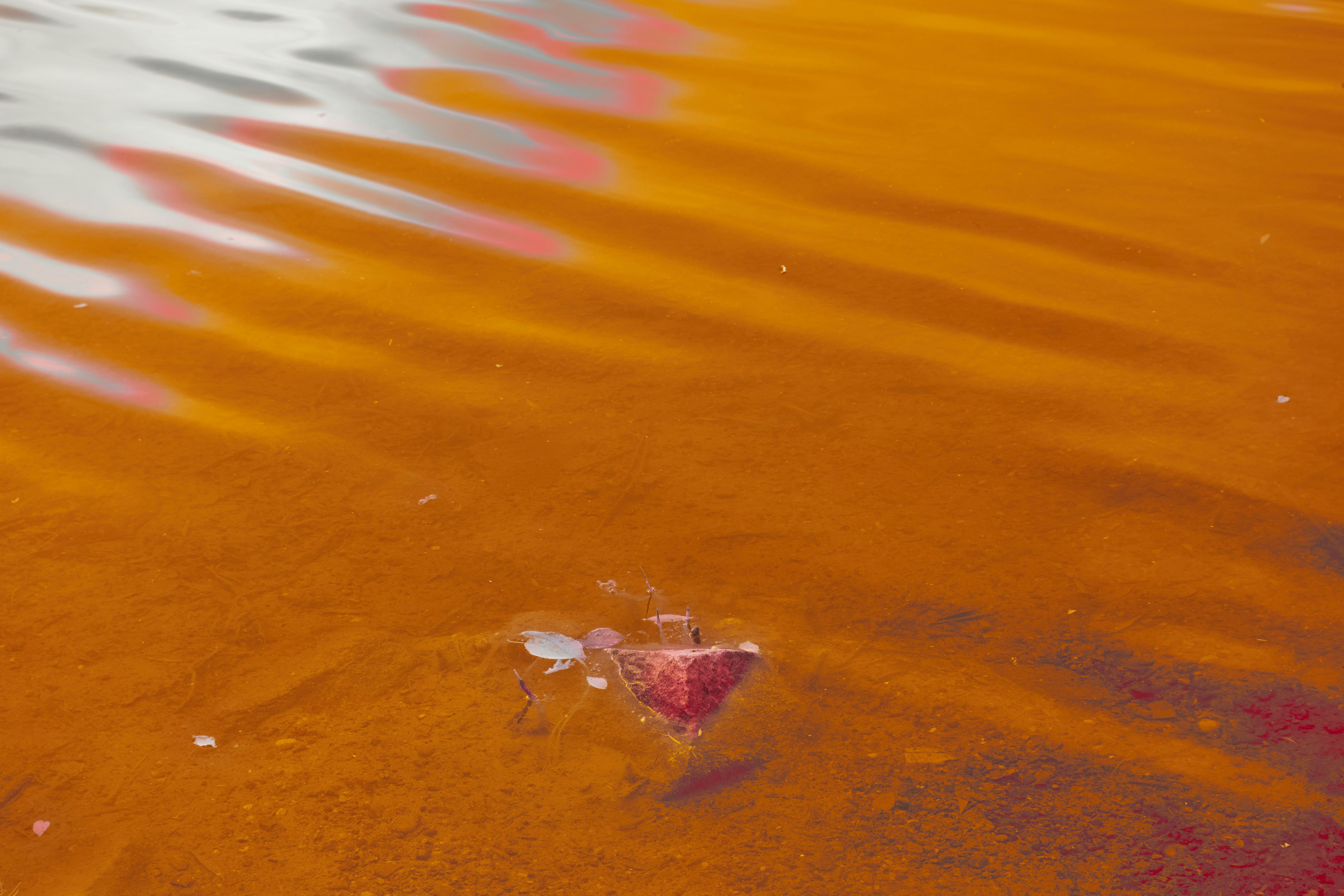 The amber salt water test showing real amber floating while plastic sinks - amber jewelry certification