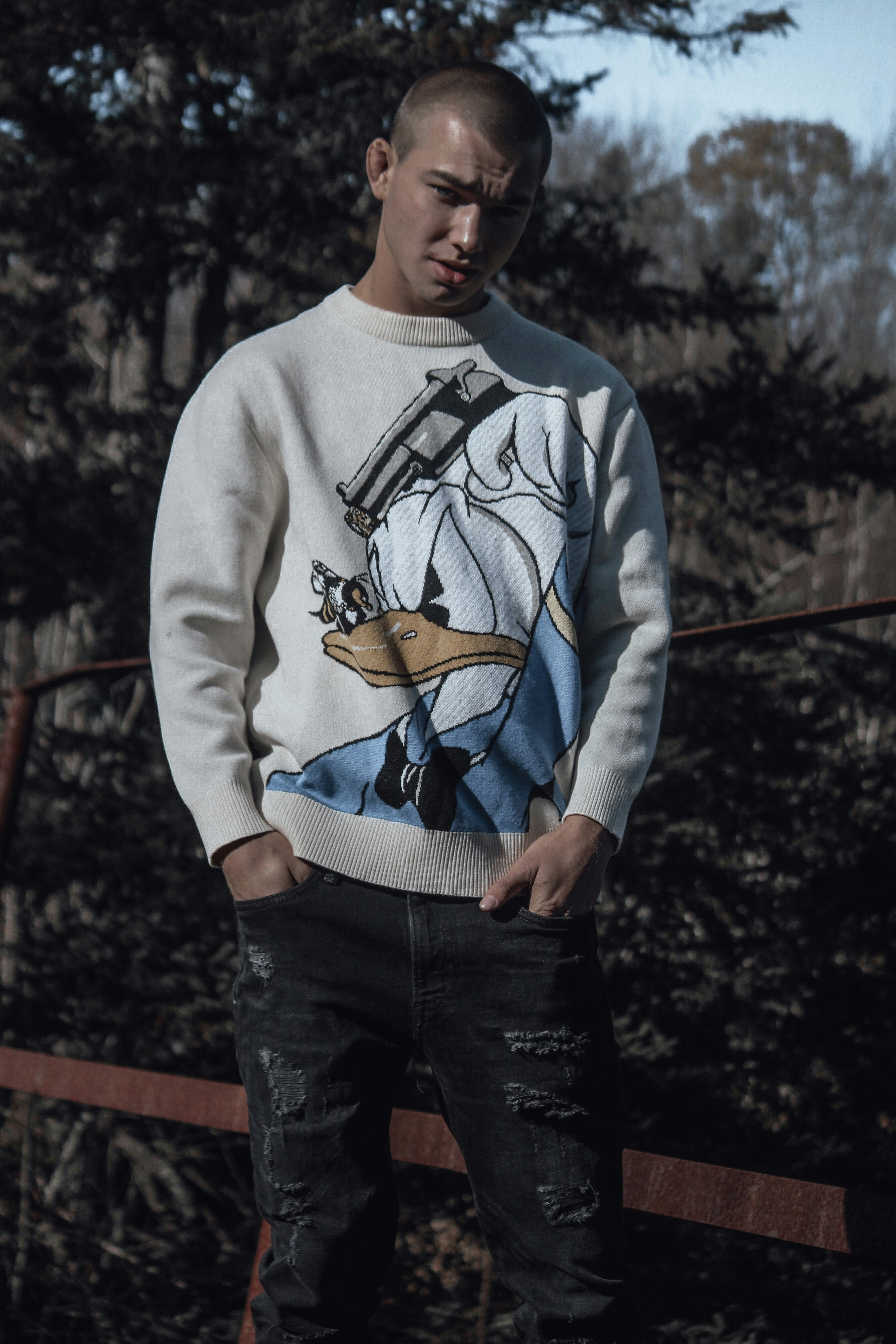 Sudadera impermeable Gore-Tex para exteriores Azul