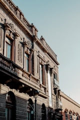 a building with a clock on the front of it