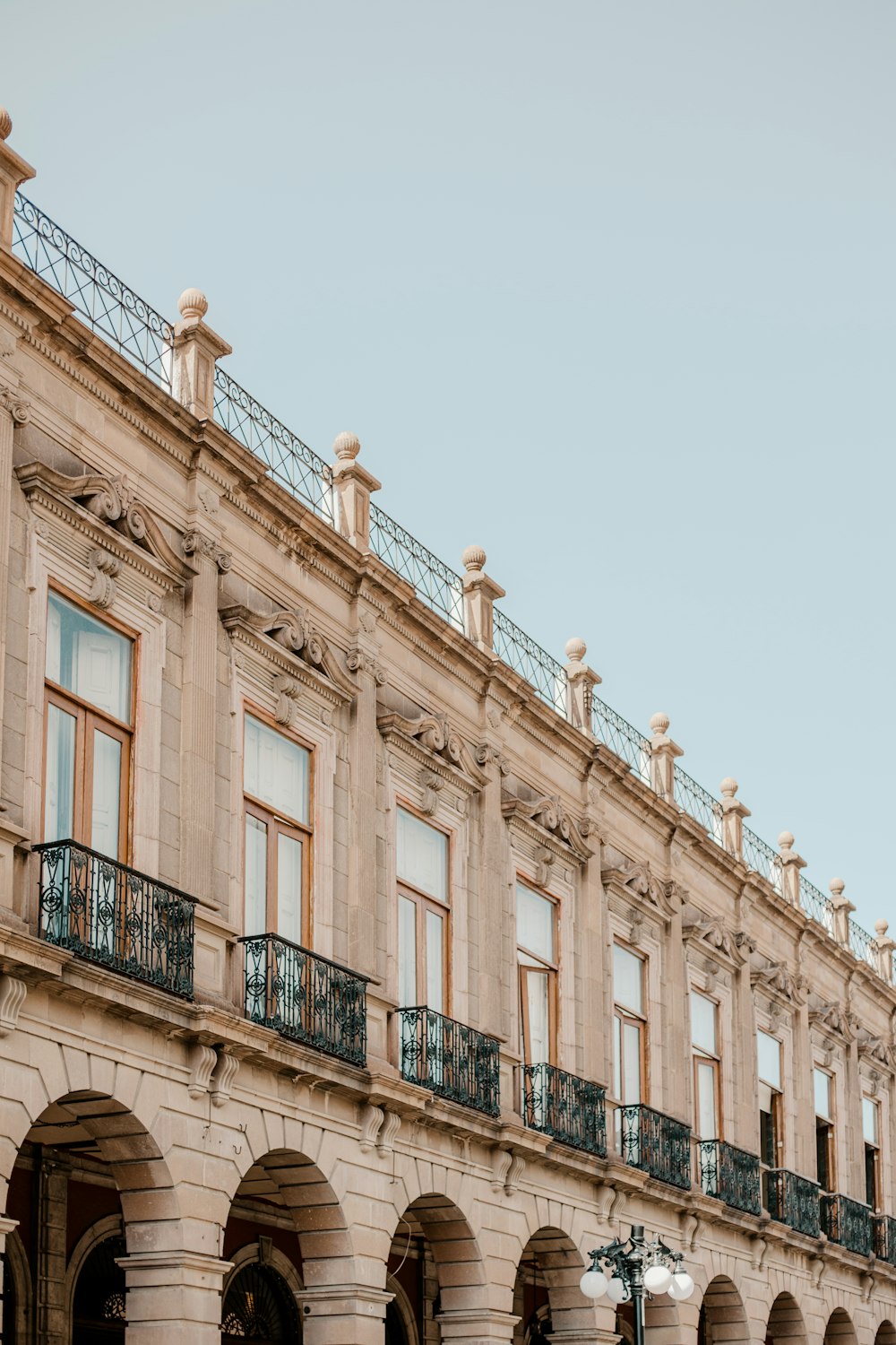 a building with a clock on the front of it