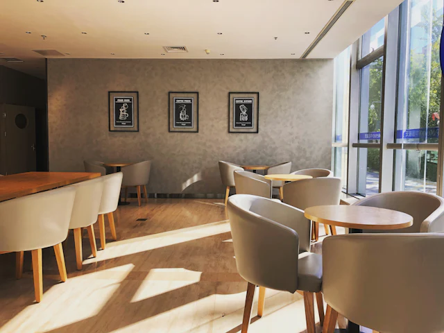 Soft Seating Break Area — commercial cafeteria & pantry interior design