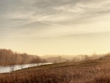 A serene landscape representing the impact of climate change.