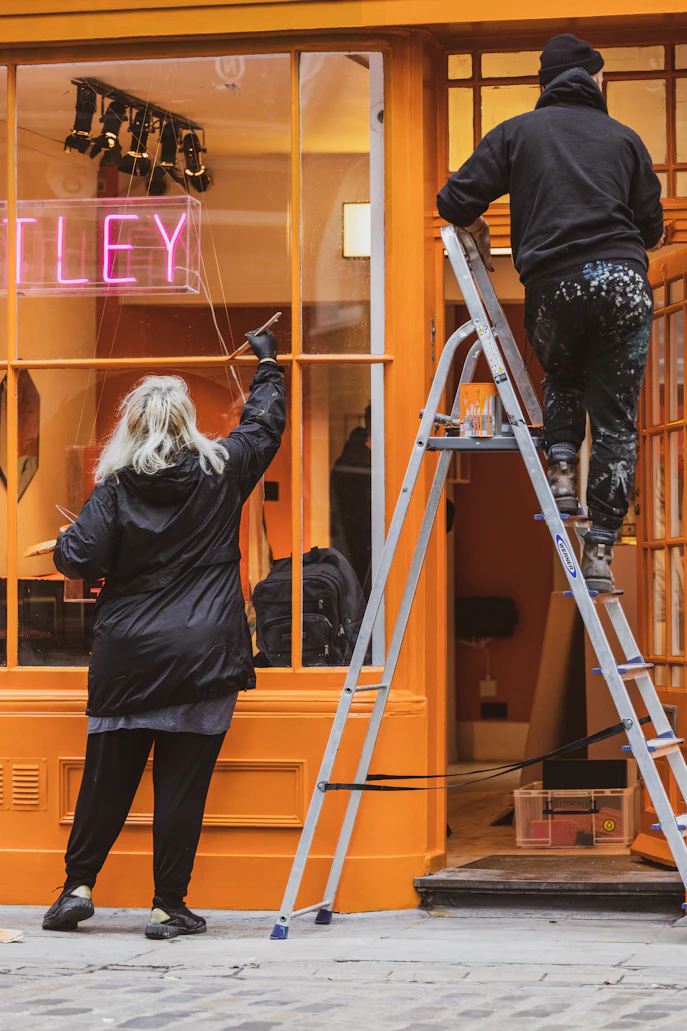 Sign installation