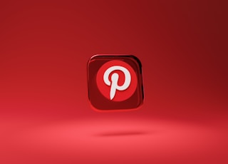 Pinterest app icon in 3D. More 3D app icons like these are coming soon. You can find my 3D work in the collection called "3D Design".