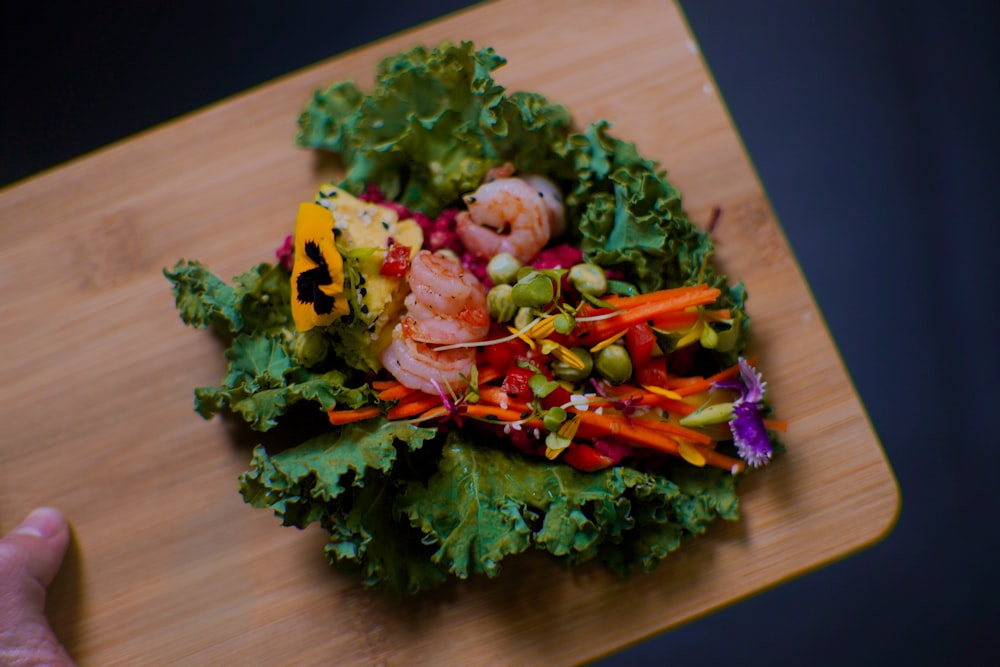 a close up of a plate of food on a table