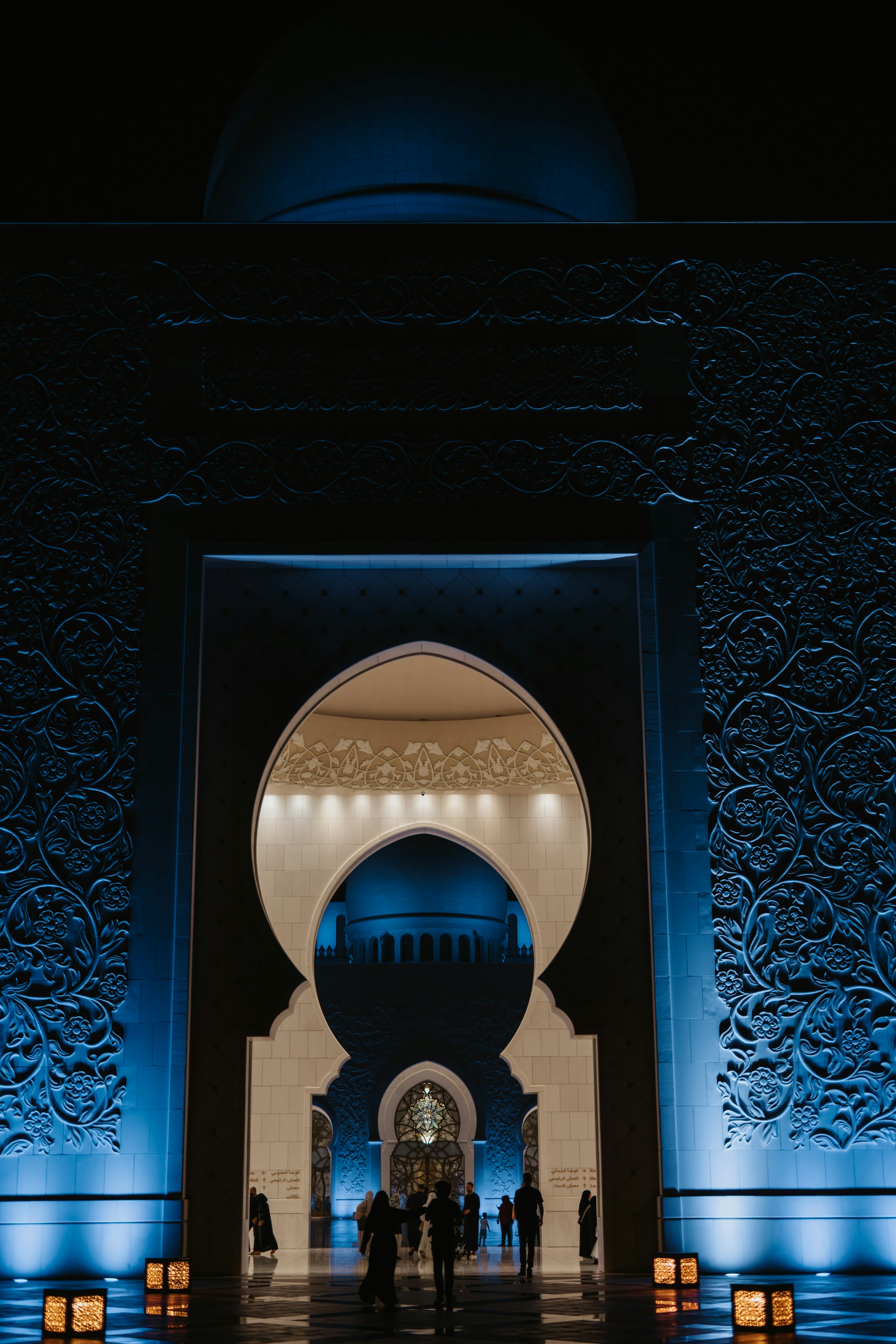 a group of people standing in front of a building