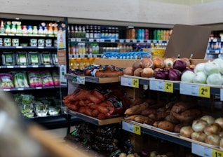 a grocery store filled with lots of fresh produce