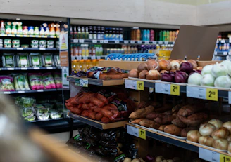 a grocery store filled with lots of fresh produce