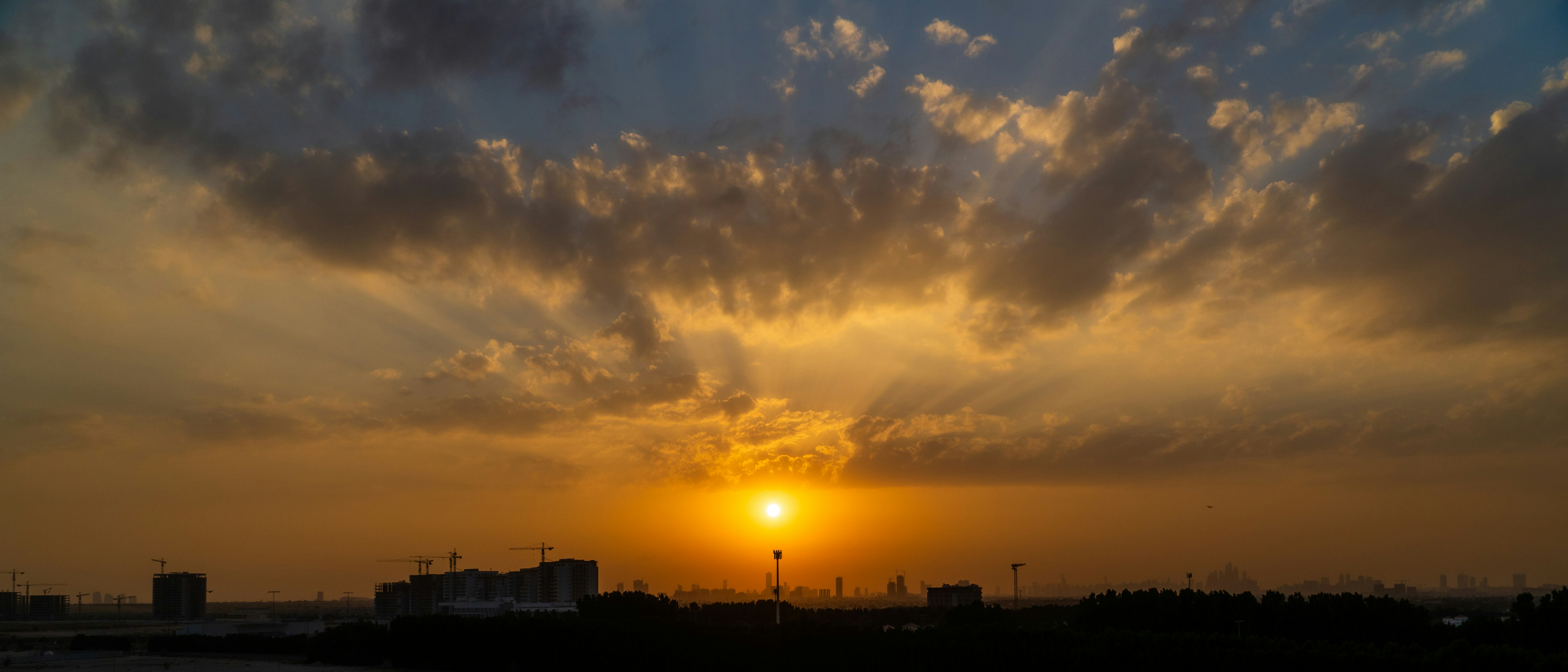 Sunset over Dubai