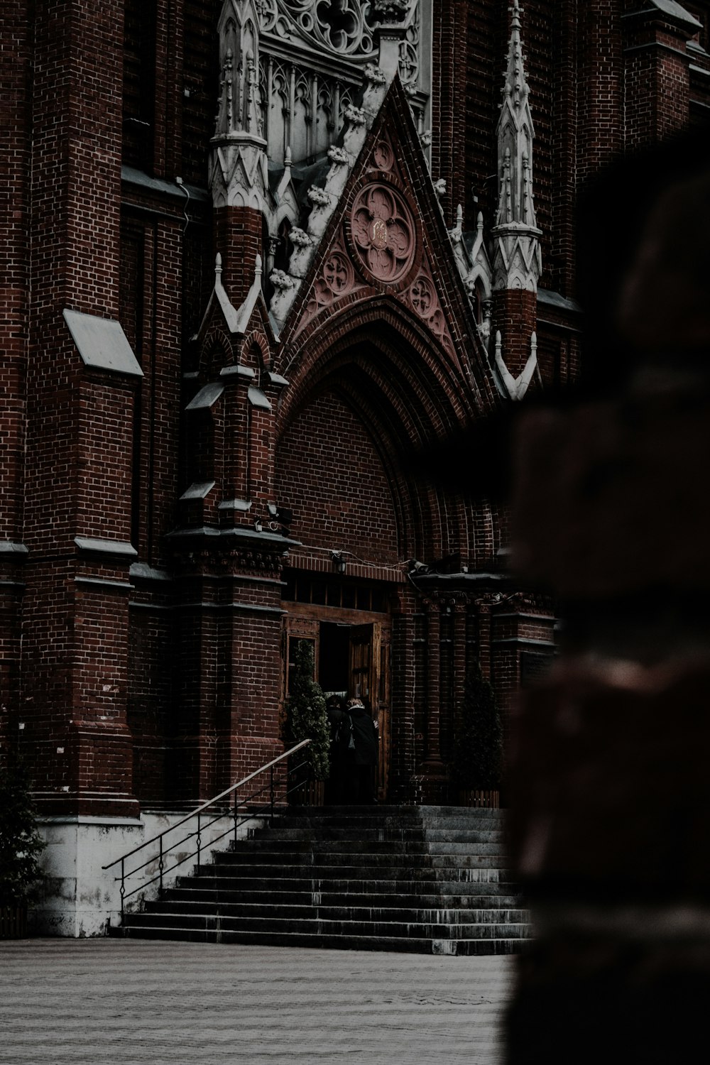 a building with a clock on the front of it