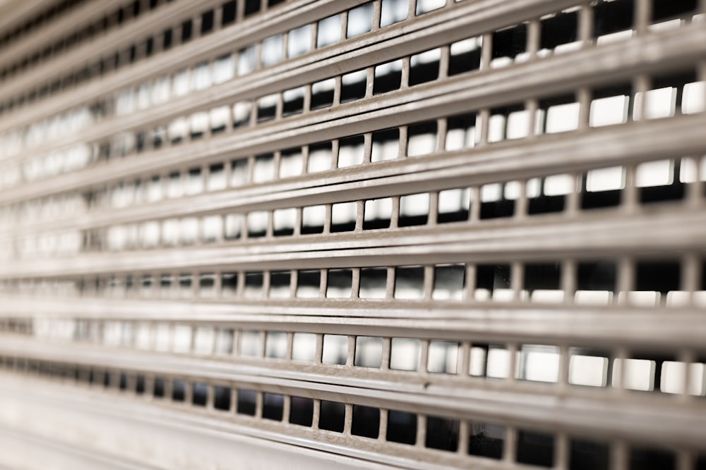 a close up of a window with many windows