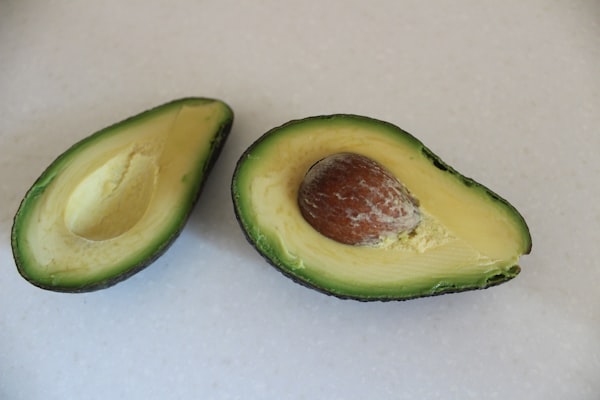 Geprakte avocado