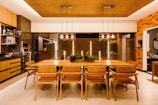 a dining room table