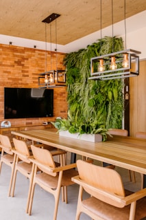 a dining room table