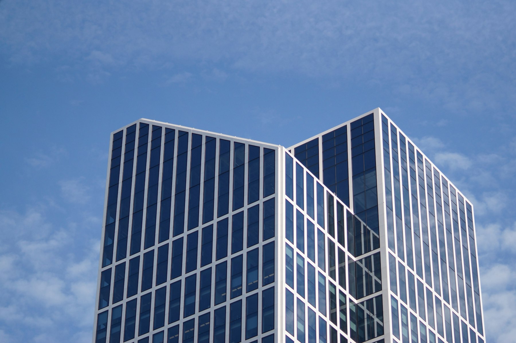 Modern city office towers