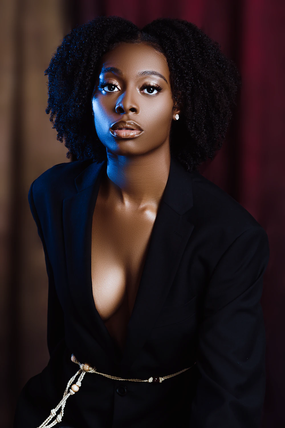 Ife Adeyemi at her desk