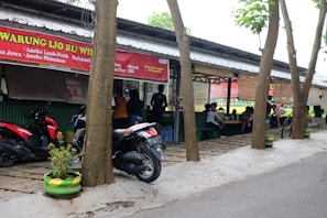 A delicious local meal enjoyed at a low-cost eatery.