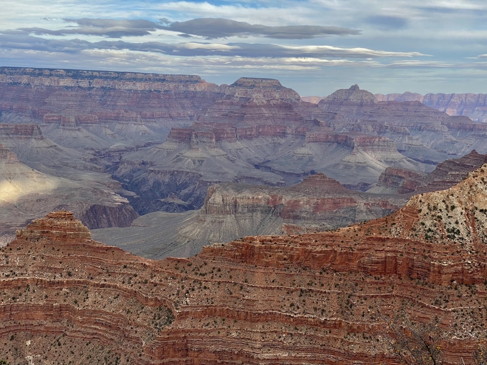 a view of the grand canyon from the top of a mountain