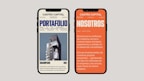a couple of cell phones sitting next to each other