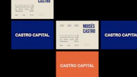 a set of four different types of business cards
