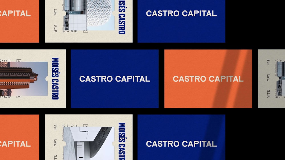 uma série de quatro tipos diferentes de capital
