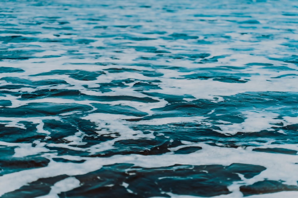 a view of the water from a boat