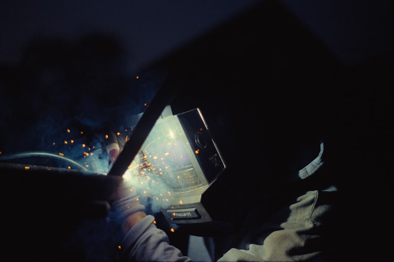 Welding electrodes and rod storage in a metal shop