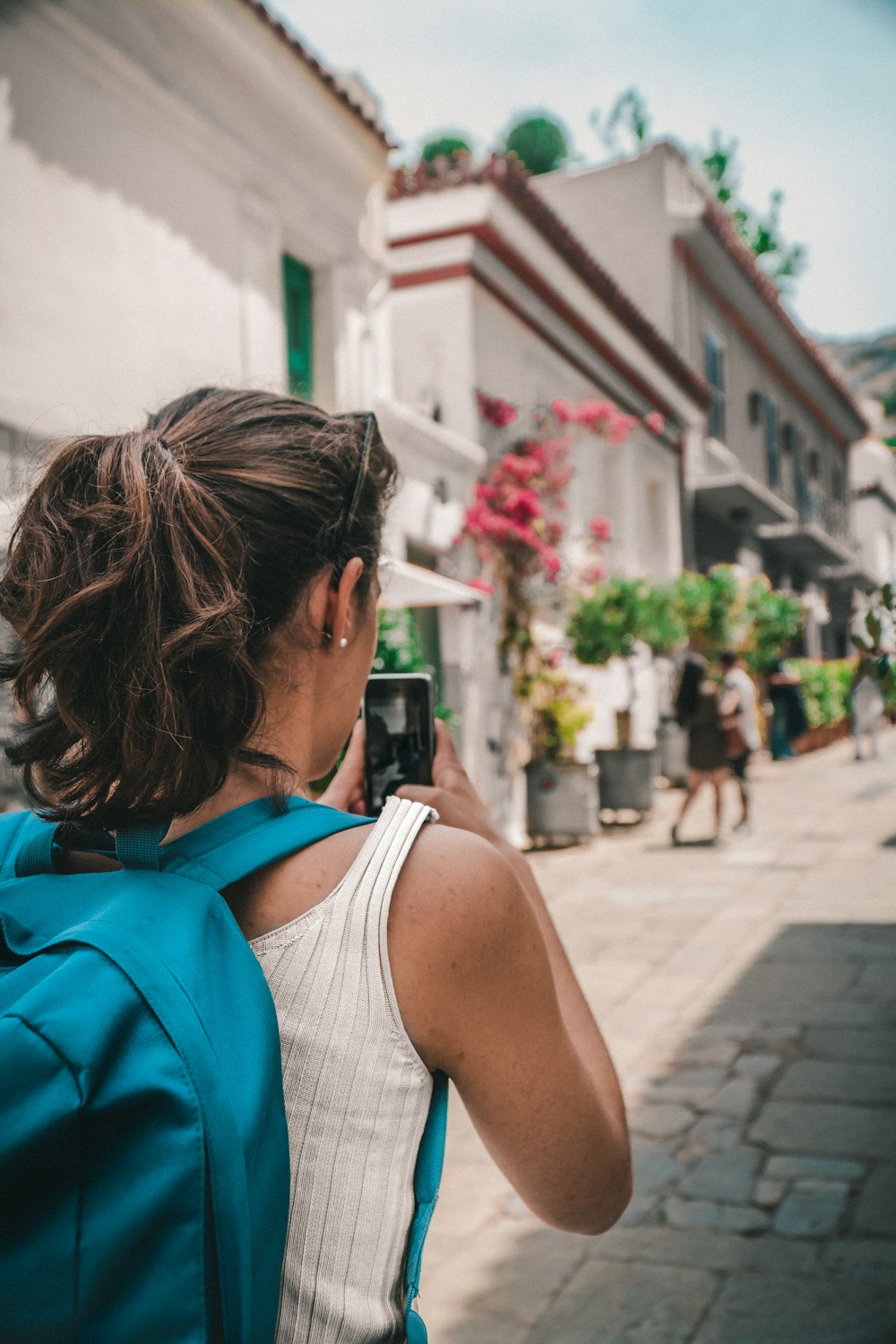 a person talking on a cell phone