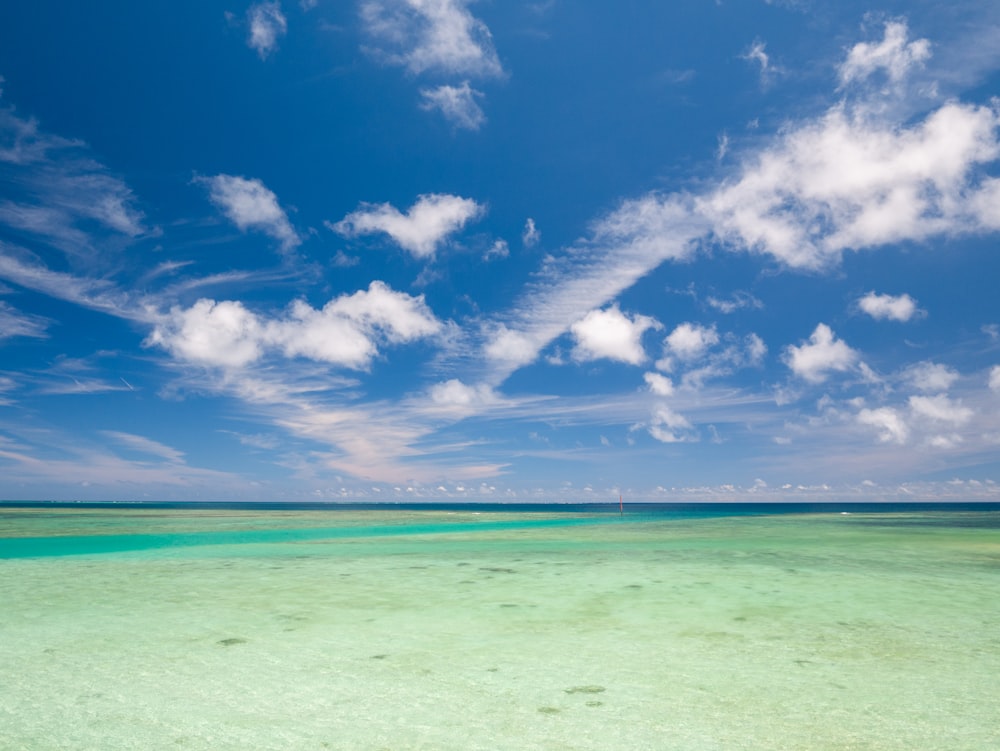 a view of the ocean from a boat