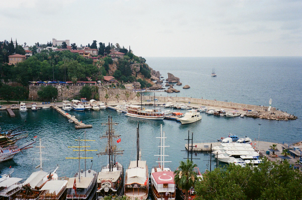 Harbour at Side, Turkey