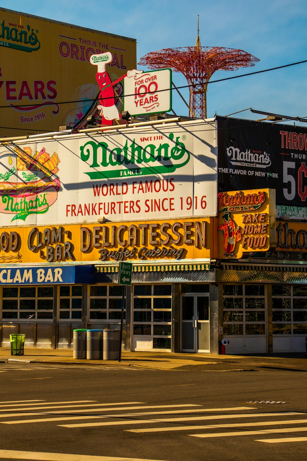 a building that has a bunch of signs on it