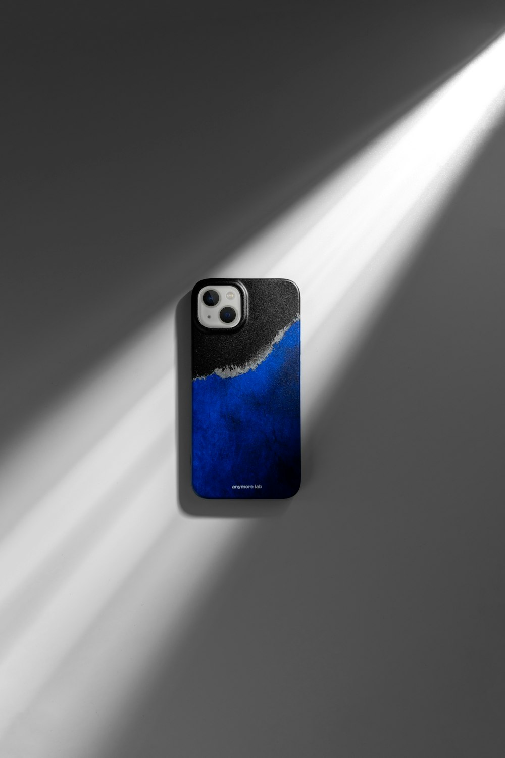 a light shines through a cell phone case