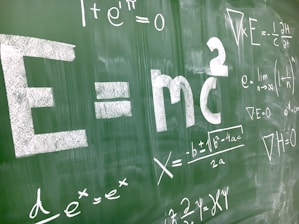 a chalkboard with some writing on it
