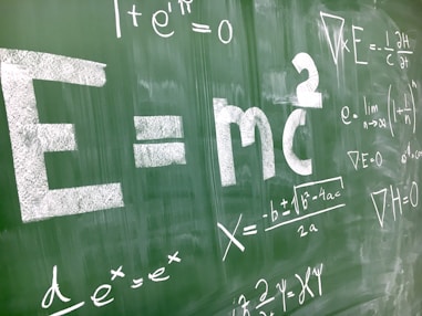 a chalkboard with some writing on it