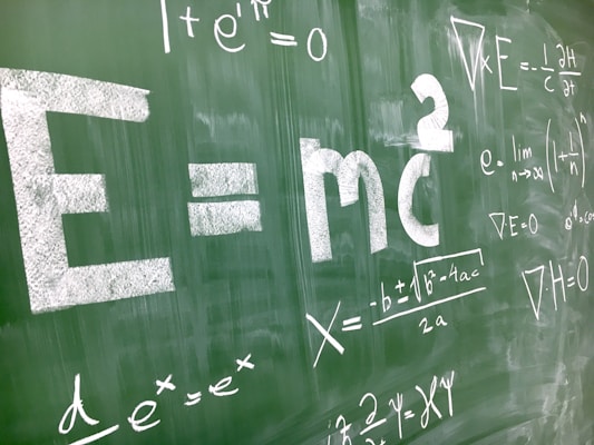 a chalkboard with some writing on it