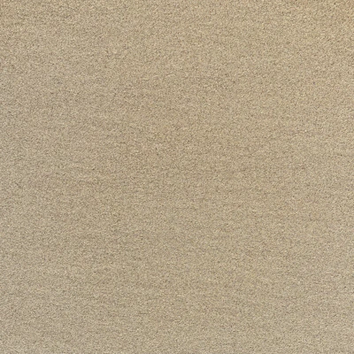 a beige area rug with a white border