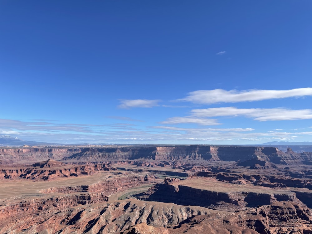 a view of the grand canyon from a high point of view