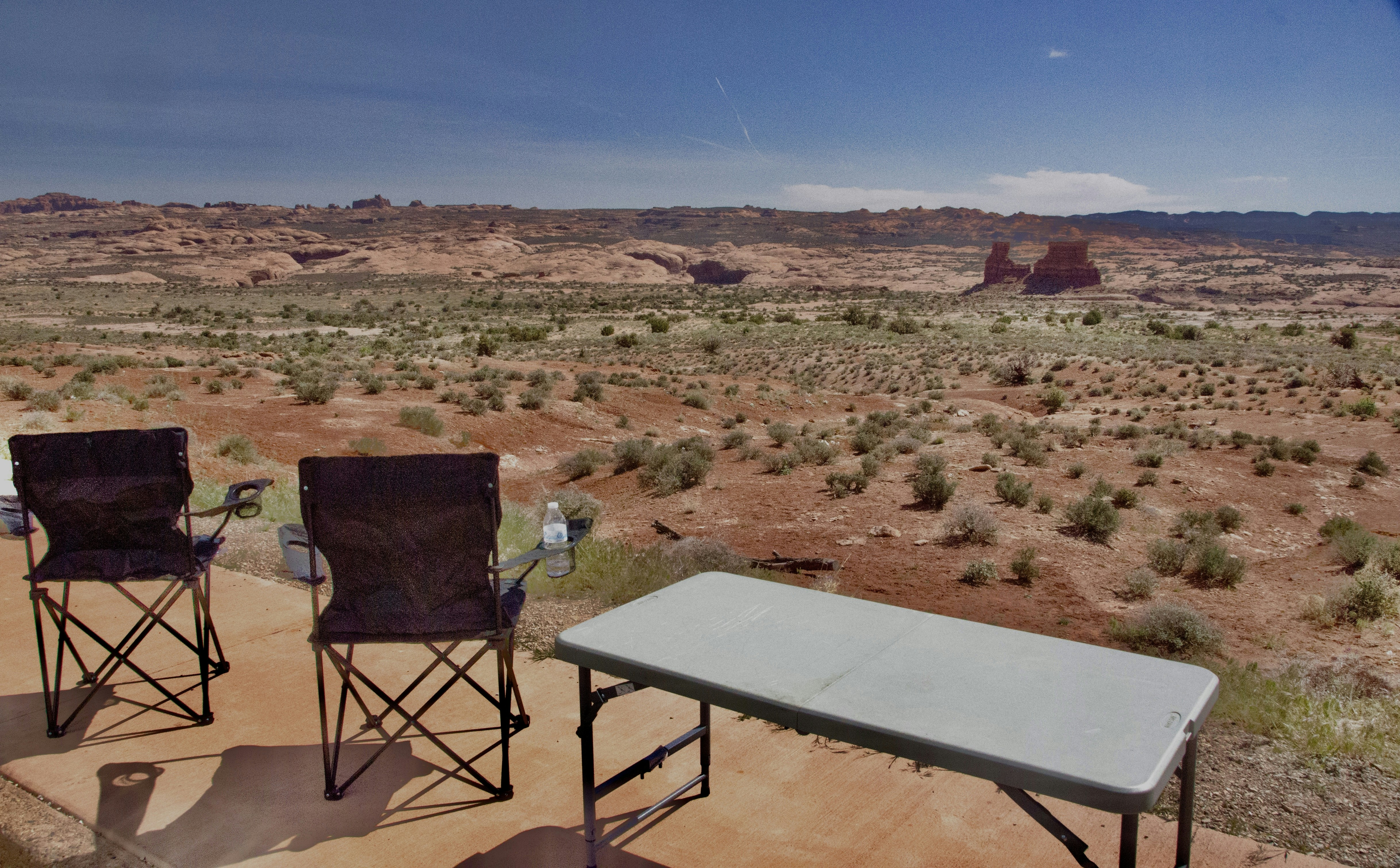 Scenic Utah landscape setting for an outdoor event reception in Southern Utah