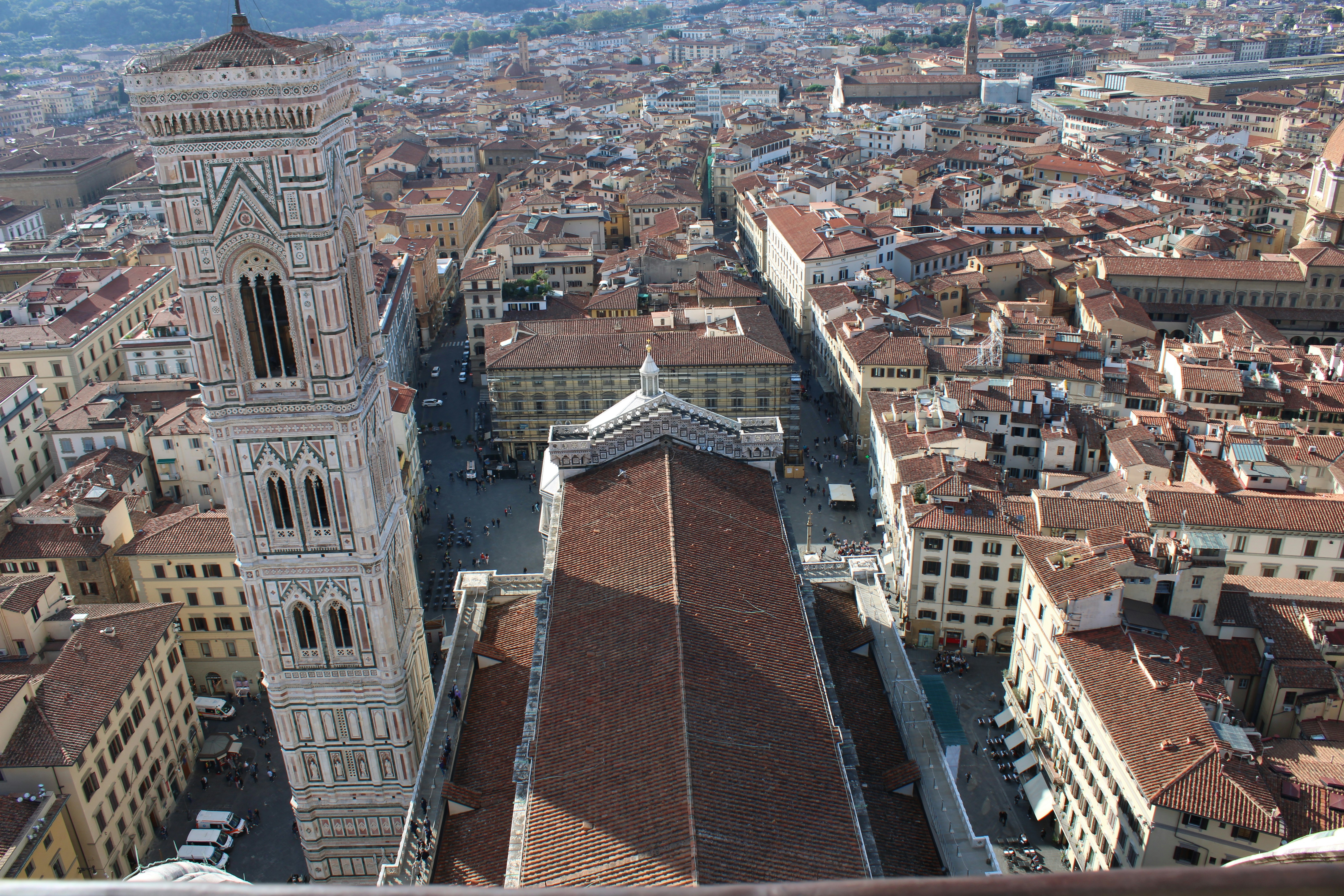 a view of a city from a high point of view