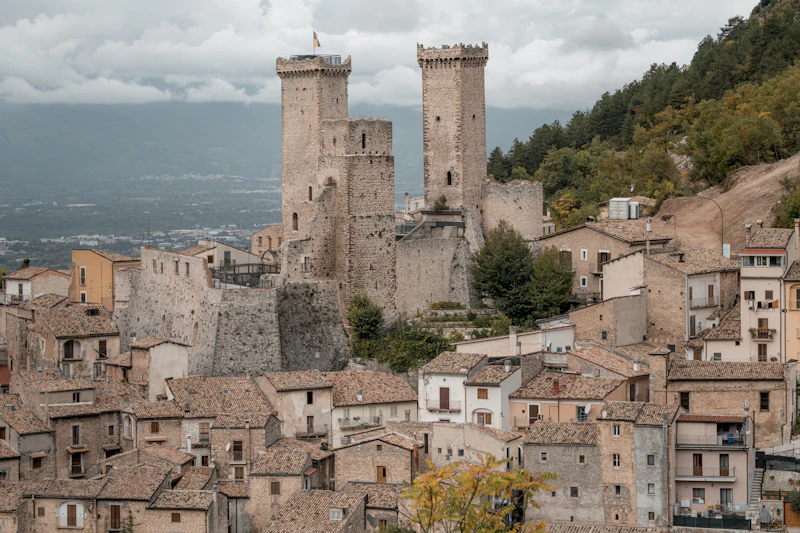 Historic hilltop town in Abruzzo