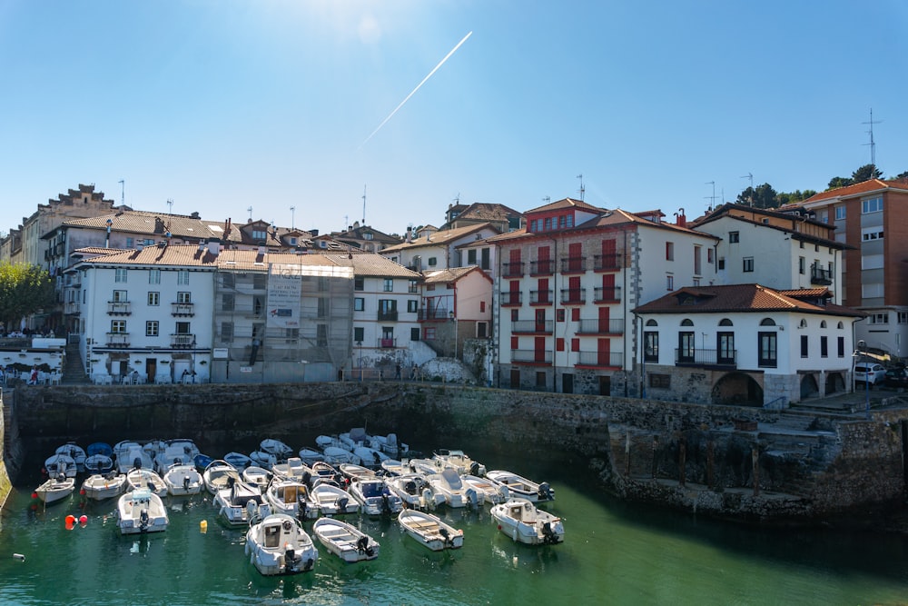 a bunch of boats that are in the water