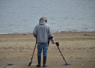 Metal detecting for a lost fortune?