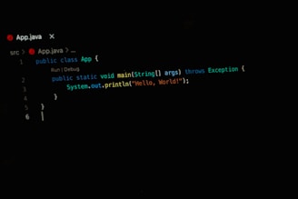 a computer screen with a bunch of text on it