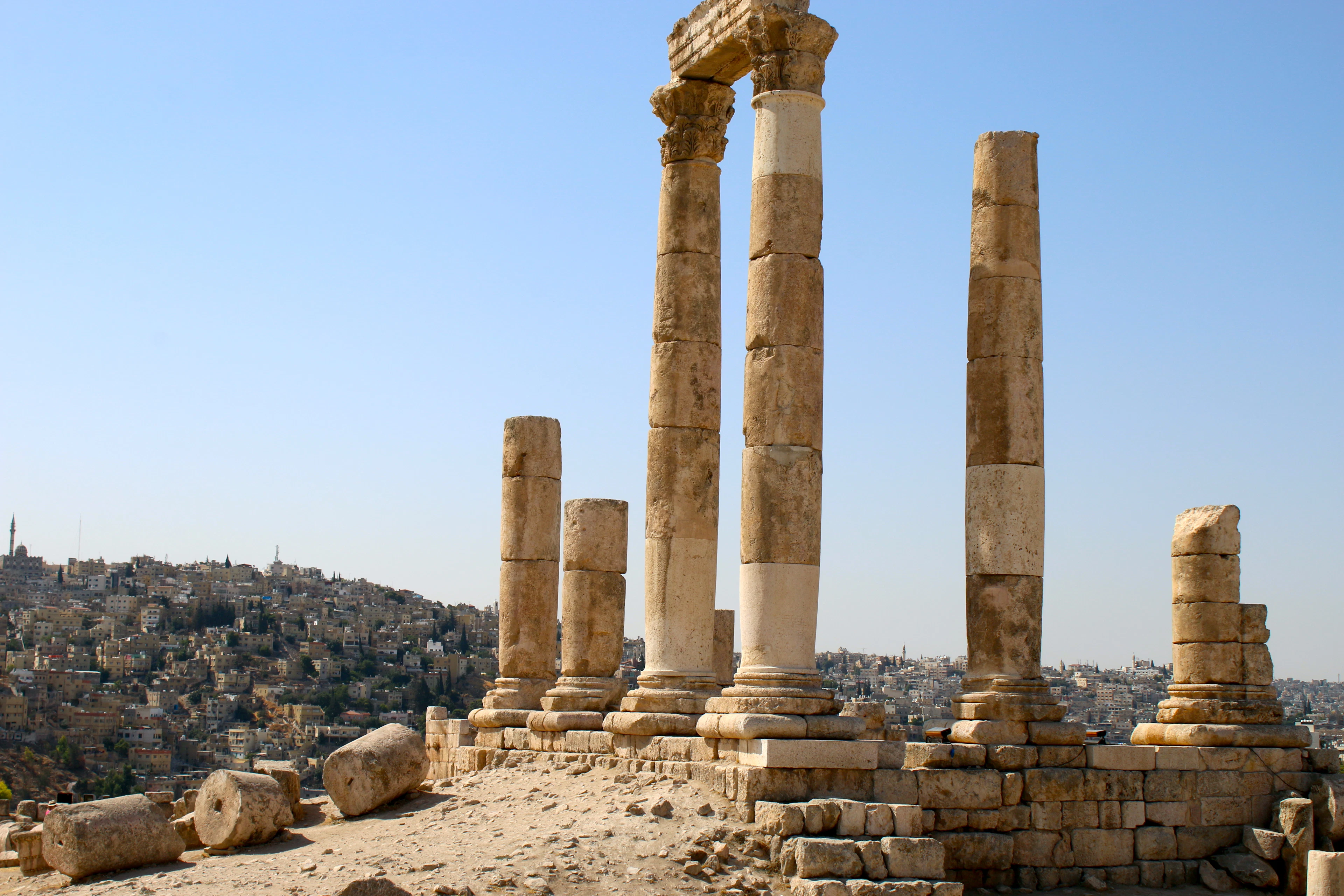 The Roman theatre below the Citadel, Amman