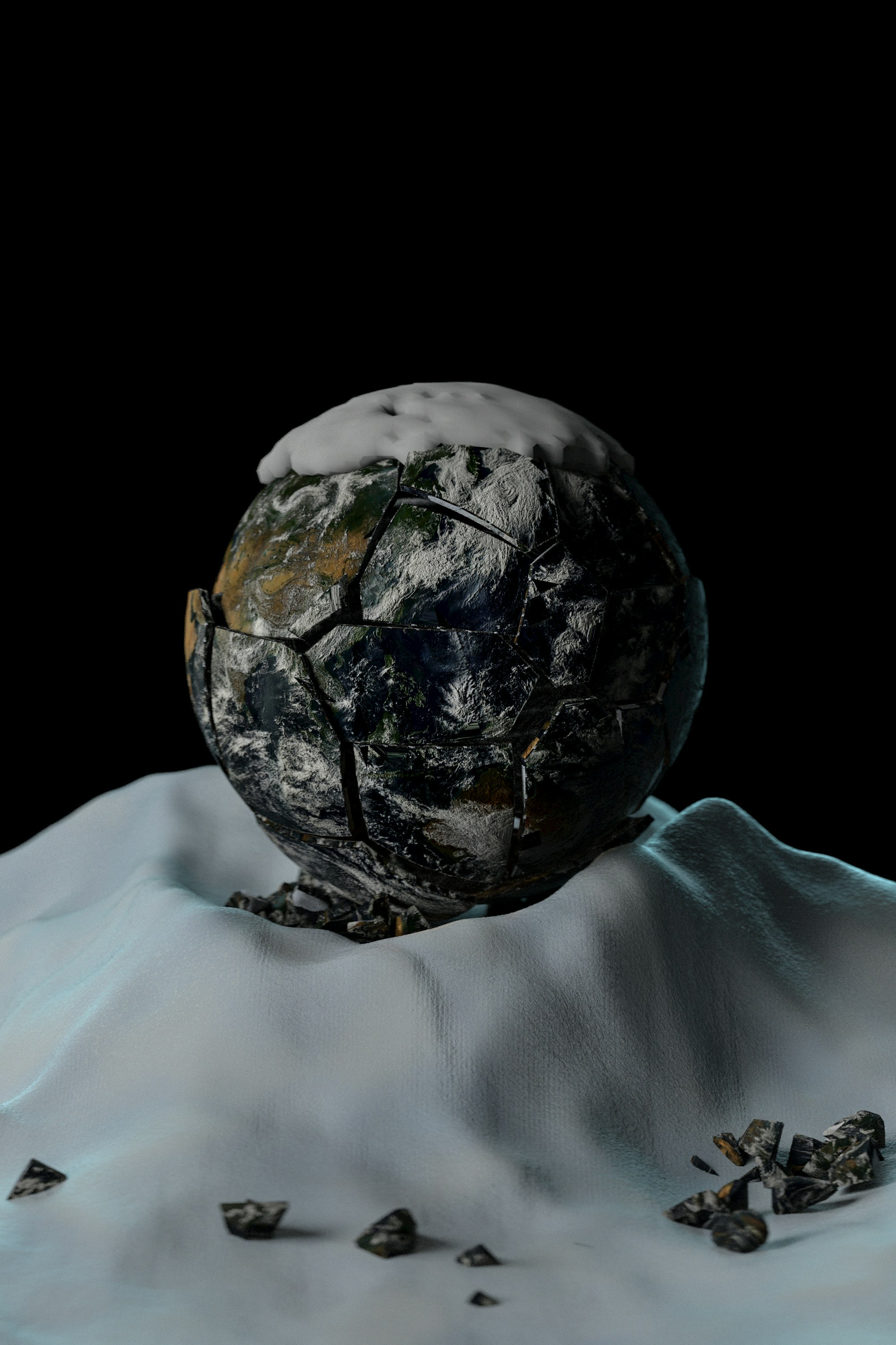 눈 속의 행성 이미지