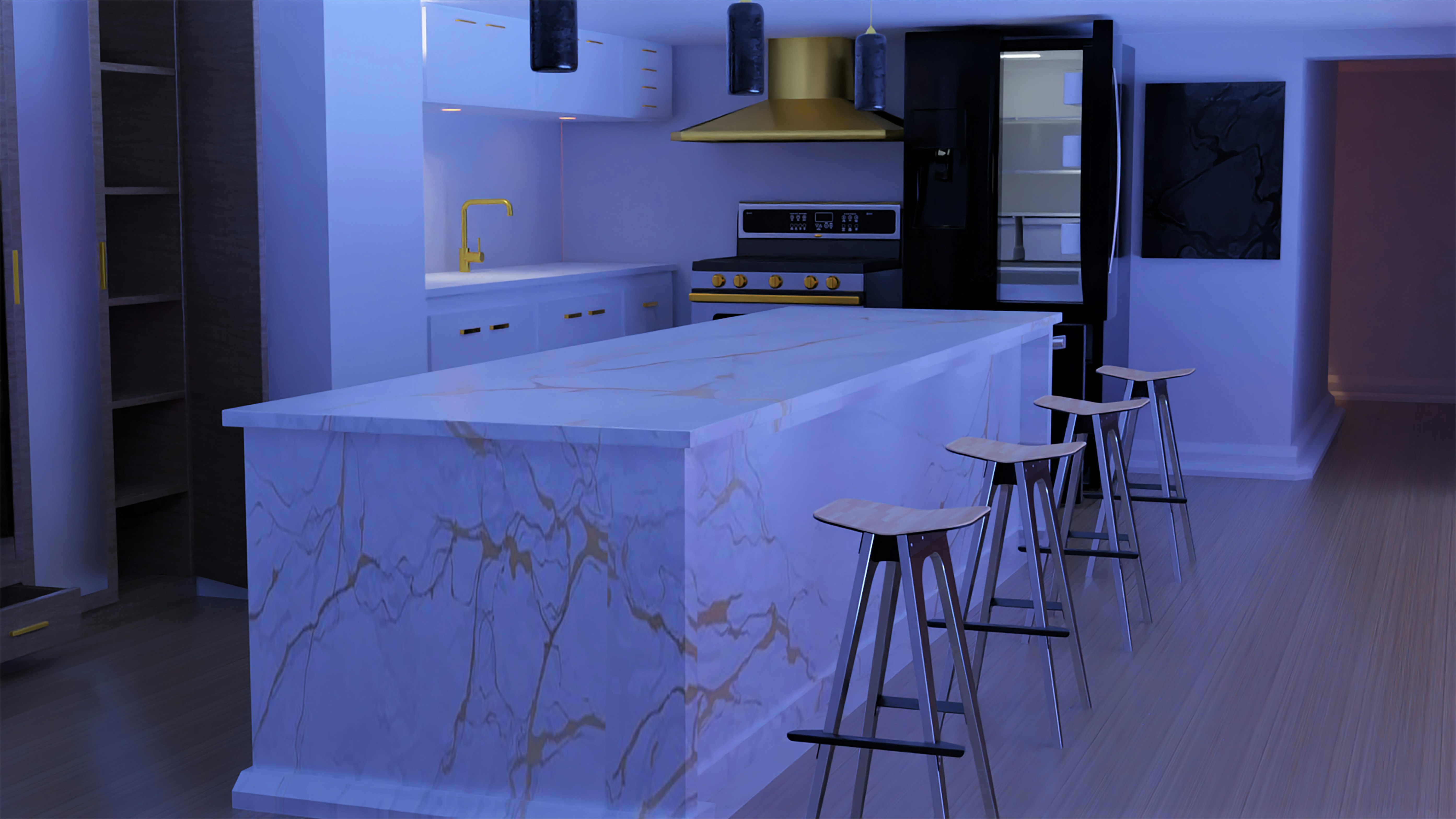 clean kitchen with sparkling countertops - affordable eco friendly cleaning service in colorado springs, co